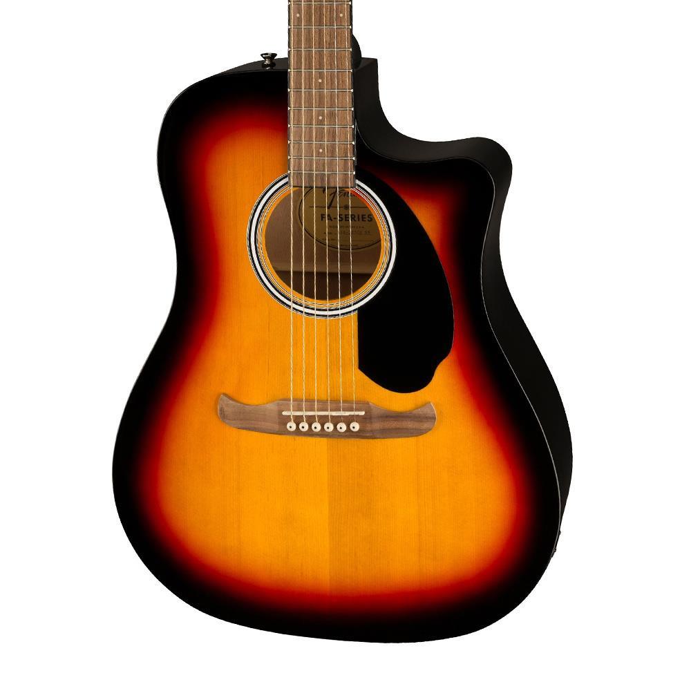 Fender FA-125CE Dreadnought Sunburst Elektro Akustik Gitar