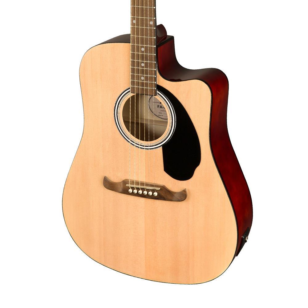 Fender FA-125CE Natural Elektro Akustik Gitar