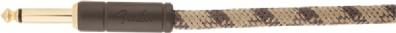 Fender Festival Düz/L Uçlu 5m Pure Hemp Brown Stripe Enstrüman Kablosu