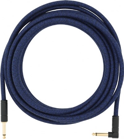 Fender Festival Düz/L Uçlu 5m Pure Hemp Mavi Dream Enstrüman Kablosu