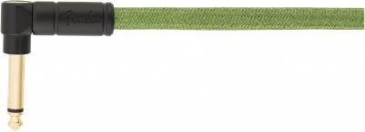 Fender Festival Düz/L Uçlu 5m Pure Hemp Yeşil Enstrüman Kablosu