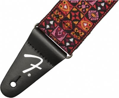 Fender Festival Kırmızı Mosaic Gitar Askısı