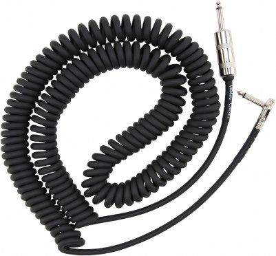 Fender Hendrix Voodoo Child Coil Düz/L Uçlu 9m Siyah Enstrüman Kablosu