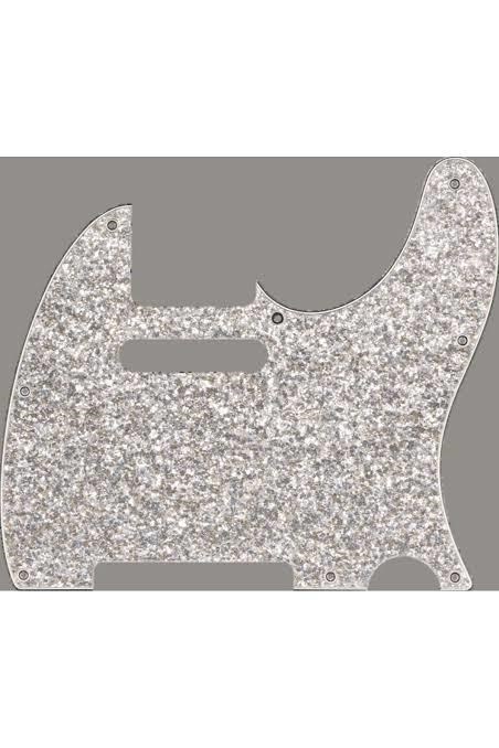 Fender Hybrid Glass Glitter Telecaster Silver Sparkle Pickguard
