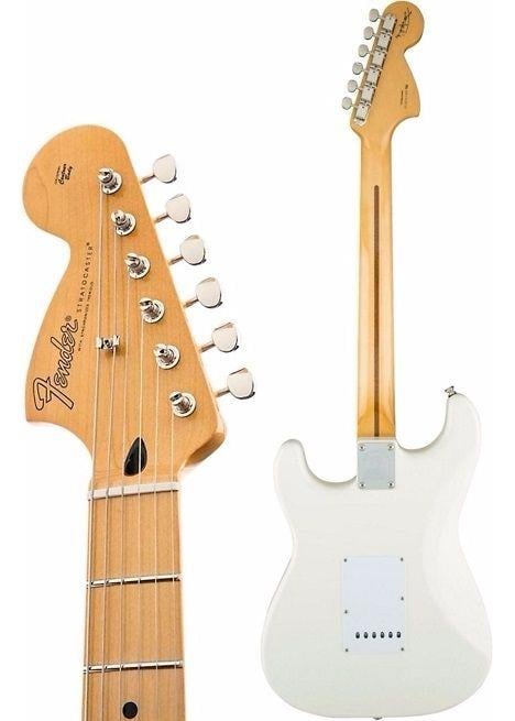 Fender Jimi Hendrix Stratocaster Akçaağaç Klavye Olympic White Elektro Gitar