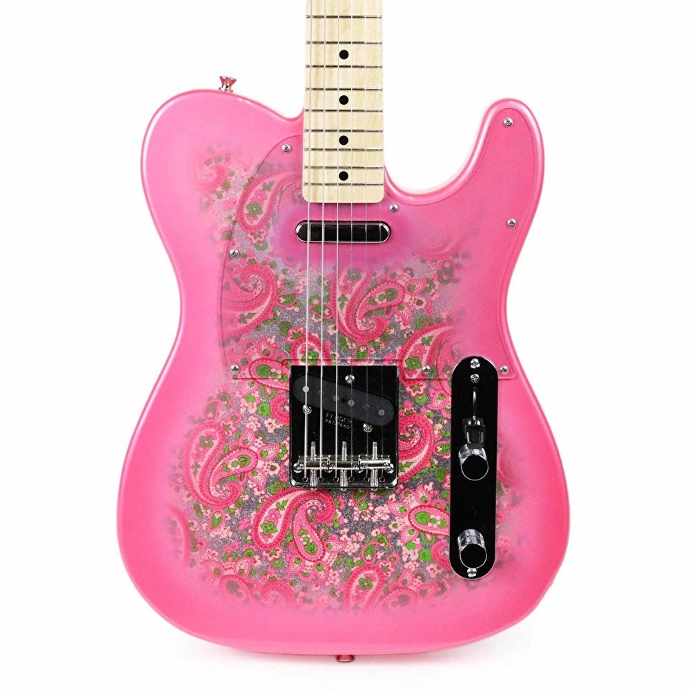 Fender Made in Japan Limited Edition Telecaster Akçaağaç Klavye Pink Paisley w/Bag Elektro Gitar