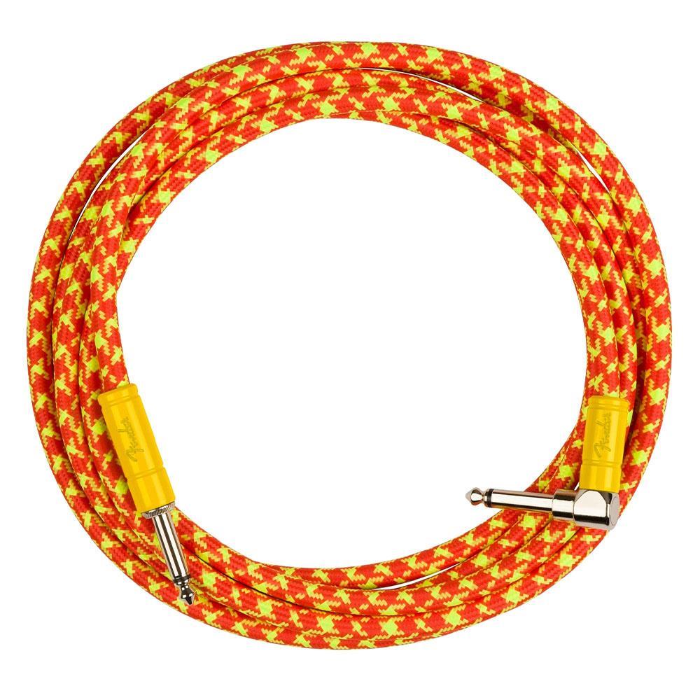 Fender MonoNeon 3m Turuncu Enstrüman Kablosu