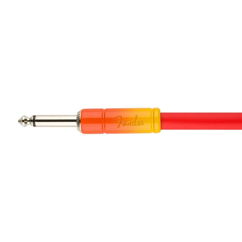 Fender Ombré Düz/Düz Uçlu 3m Tequila Sunrise Enstrüman Kablosu