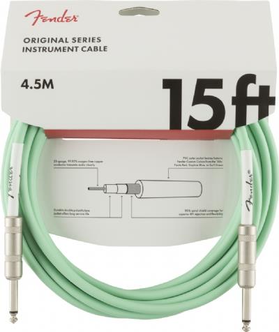 Fender Original 4m Surf Yeşil Enstrüman Kablosu