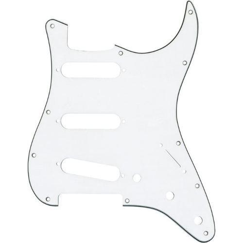 Fender Pickguard Stratocaster S/S/S 11-Hole Mount W/B/W 3-Ply Pickguard