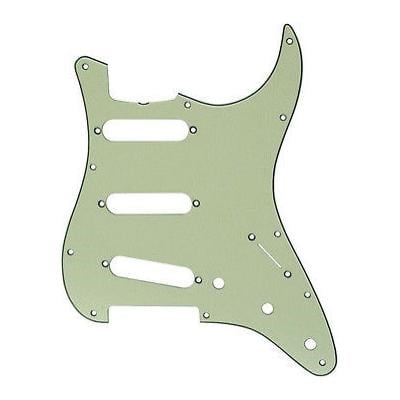 Fender Pickguard Stratocaster S/S/S 11-Hole Mount Mint Green MG/B/MG 3-Ply Pickguard