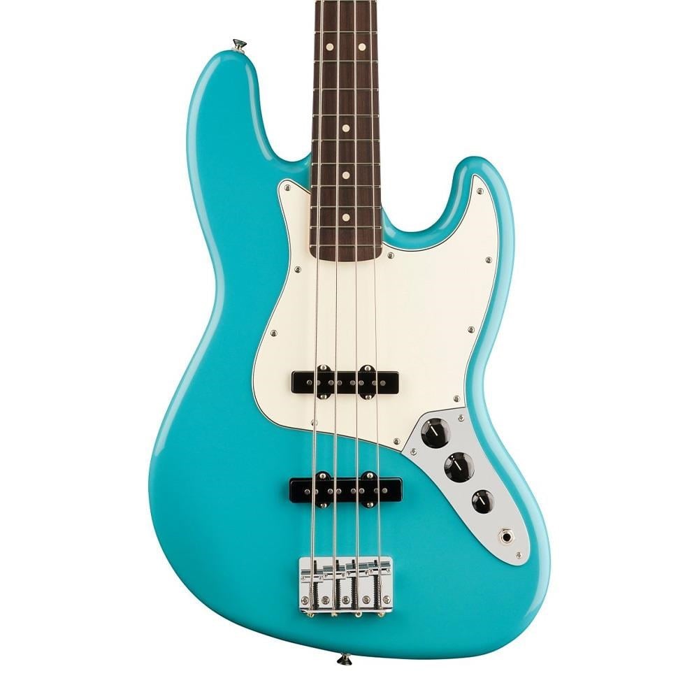 Fender Player II Jazz Bass Gülağacı Klavye Aquatone Blue Bas Gitar