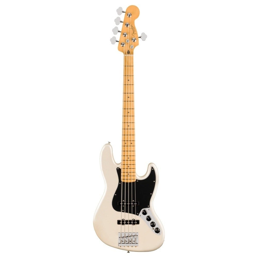 Fender Player II Modified Active Jazz Bass V Akçaağaç Klavye Olympic Pearl 5 Telli Bas Gitar