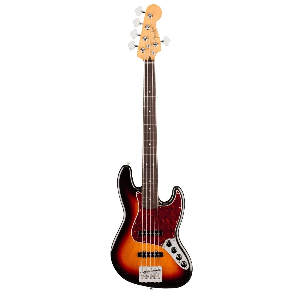 Fender Player II Modified Active Jazz Bass V Gülağacı Klavye 3 Ton Sunburst 5 Telli Bas Gitar