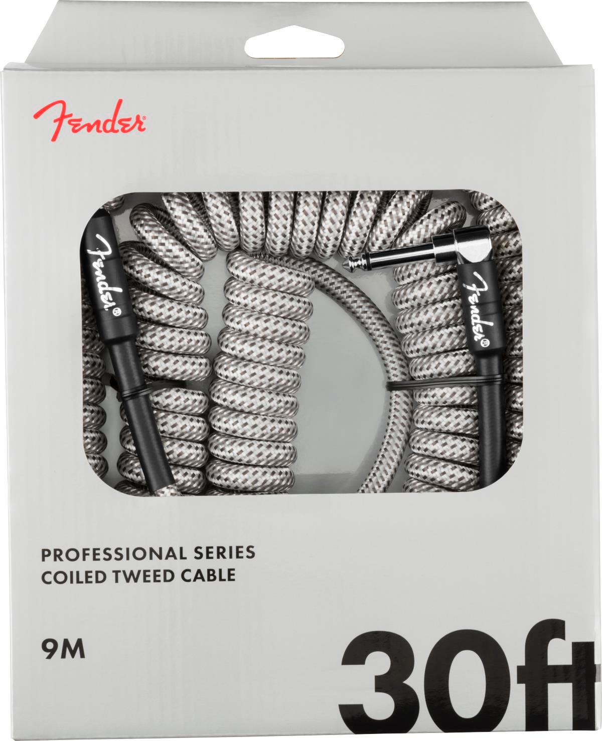 Fender Professional Coil Cable 9m Beyaz Tweed Enstrüman Kablosu