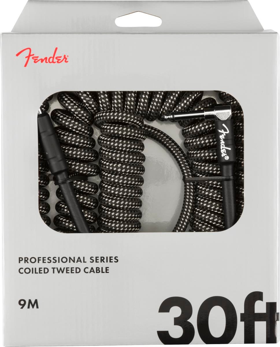Fender Professional Coil Cable 9m Gri Tweed Enstrüman Kablosu