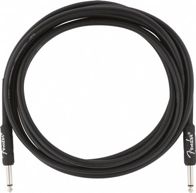 Fender Professional Düz/Düz Uçlu 3m Siyah Enstrüman Kablosu