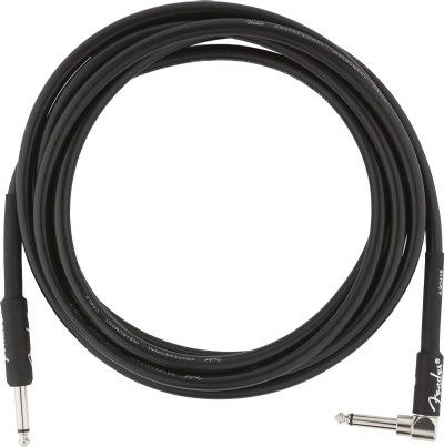 Fender Professional Düz/L Uçlu 3m Siyah Enstrüman Kablosu