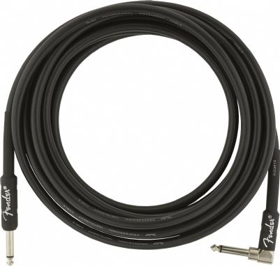 Fender Professional Düz/L Uçlu 4m Siyah Enstrüman Kablosu