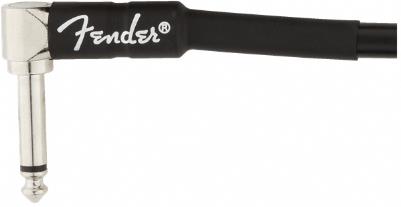 Fender Professional Düz/L Uçlu 4m Siyah Enstrüman Kablosu
