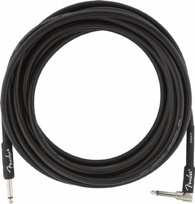 Fender Professional Düz/L Uçlu 5m Siyah Enstrüman Kablosu