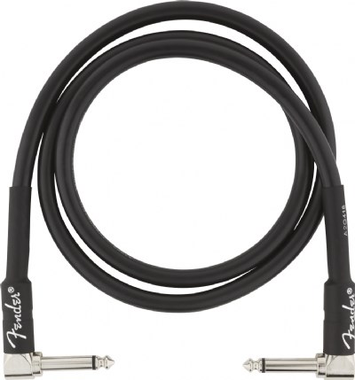 Fender Professional L/L Uçlu 90cm Siyah Patch Kablosu