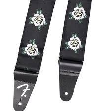 Fender Rose Strap White Gitar Askısı