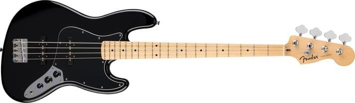 Fender Standard Jazz Bass Akçağaç Klavye Black Bas Gitar
