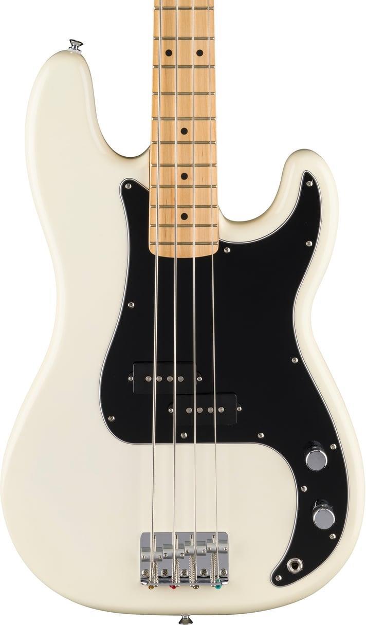 Fender Standard Precision Bass Akçaağaç Klavye Olympic White Bas Gitar