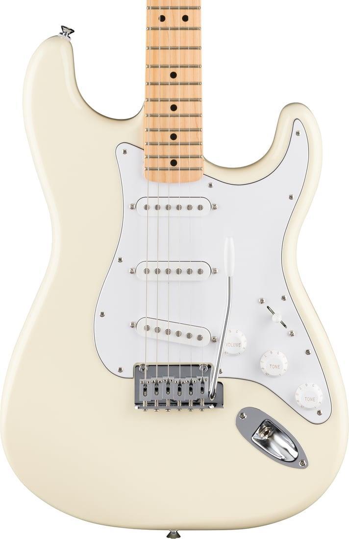 Fender Standard Stratocaster Akçaağaç Klavye Olympic White Elektro Gitar