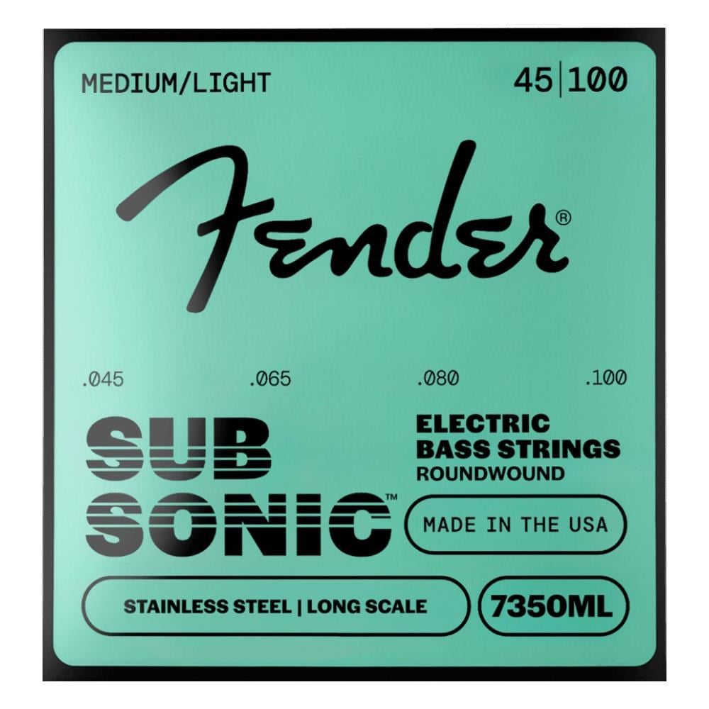Fender SubSonic 7350ML Stainless Steel Long Scale 45-100 Bas Gitar Teli