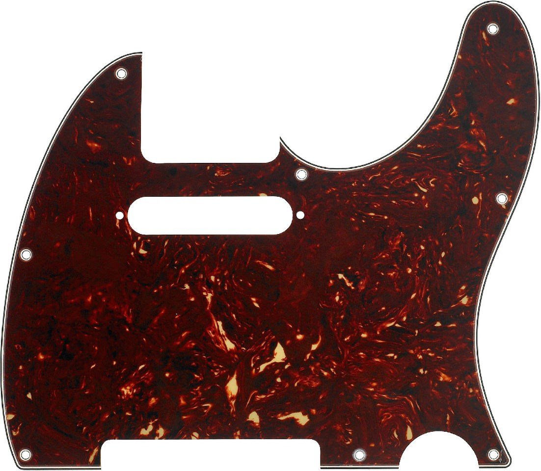Fender Telecaster 8-Hole Mount Tortoise Shell 4-Ply Pickguard