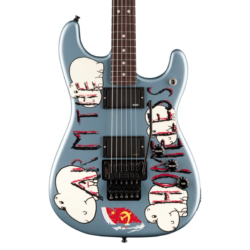 Fender Tom Morello Arm the Homeless Gülağacı Klavye Blue Ice Metallic Elektro Gitar