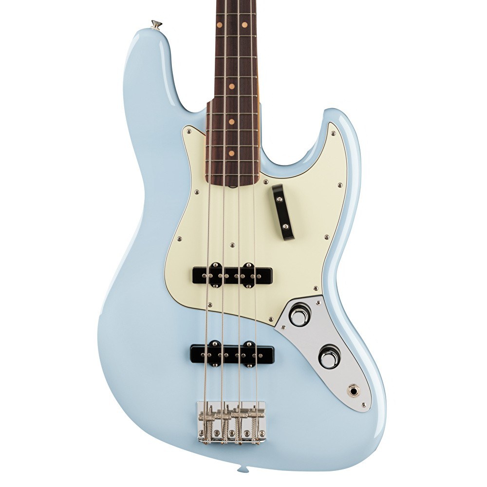 Fender Vintera III Early 60s Jazz Bass Gülağacı Klavye Sonic Blue Bas Gitar