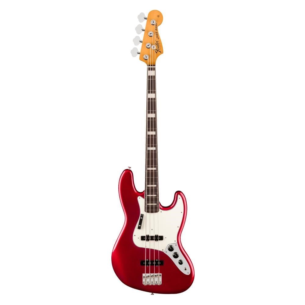 Fender Vintera III Early 70s Jazz Bass Gülağacı Klavye Candy Apple Red Bas Gitar
