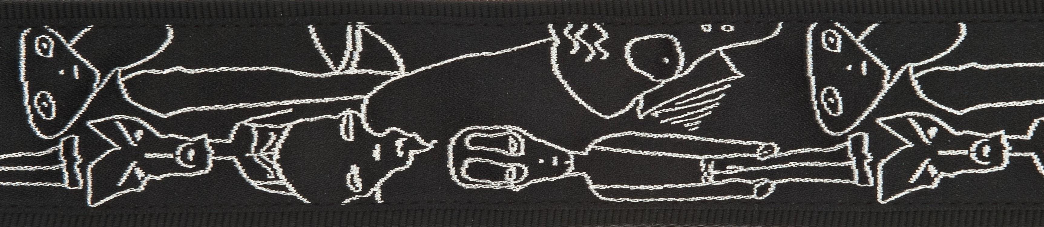 GİTAR ASKISI DOKUMA JOESATRIANI GÜMÜS FIGUR SİLVER