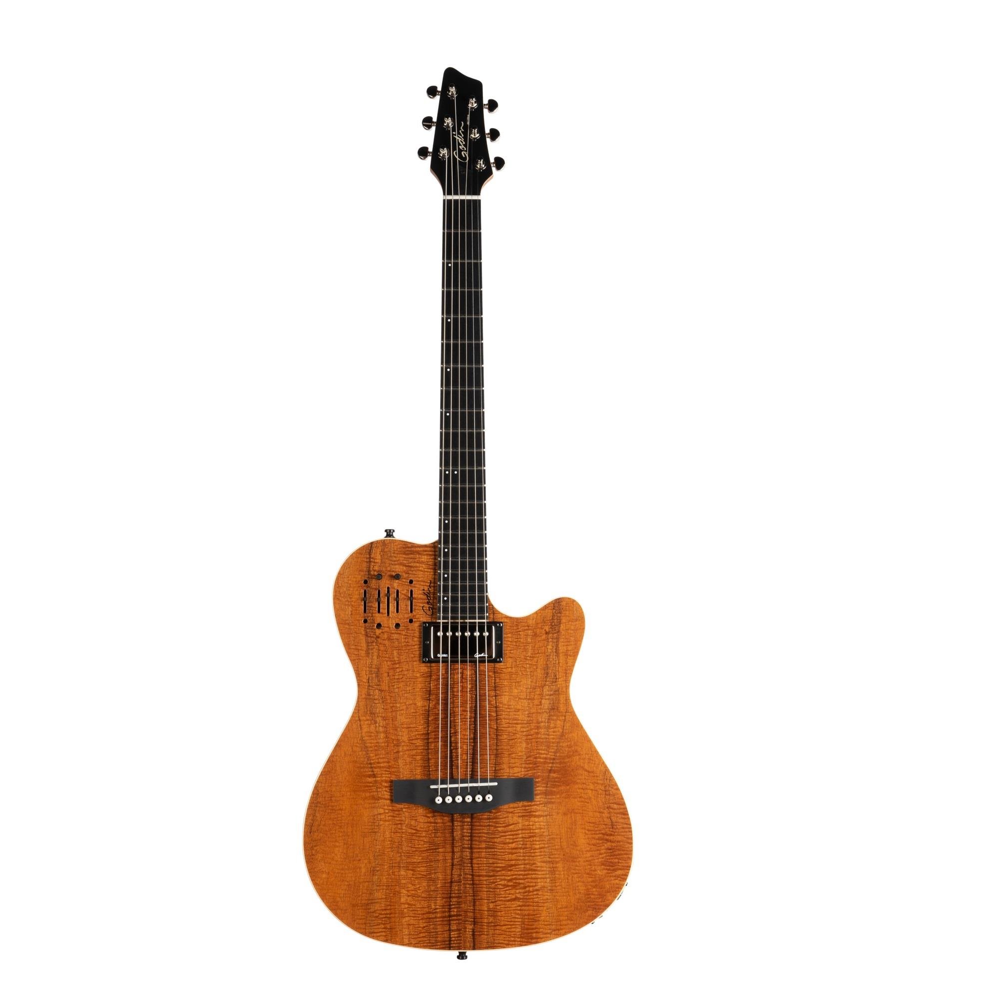 Godin A6 Extreme KOA High Gloss RH Elektro Akustik Gitar (Natural)