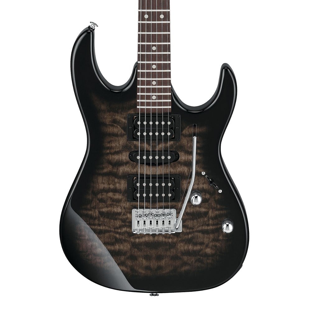 Ibanez GRX70QA-TKS Transparent Black Sunburst Elektro Gitar