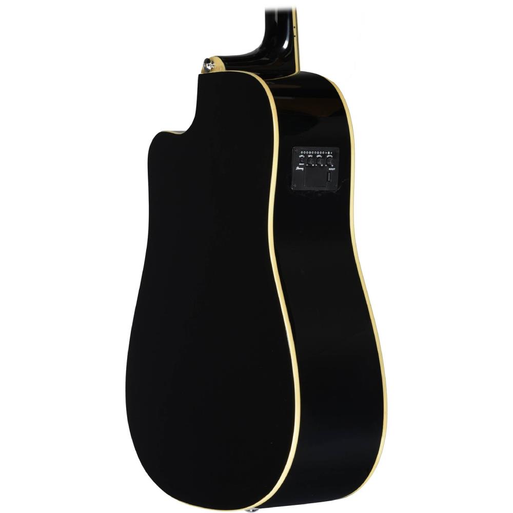 Ibanez PF15ECE-BK Elektro Akustik Gitar