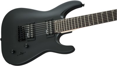 Jackson JS Dinky Arch Top JS22-7 DKA HT Amaranth Klavye Satin Black 7 Telli Elektro Gitar