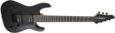 Jackson JS Dinky Arch Top JS22-7 DKA HT Amaranth Klavye Satin Black 7 Telli Elektro Gitar