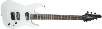 Jackson JS Dinky Arch Top JS32-7 DKA HT Amaranth Klavye Snow White 7 Telli Elektro Gitar