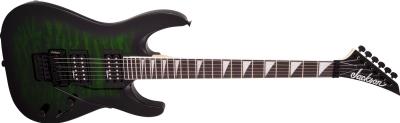 Jackson JS Dinky Arch Top JS32Q DKA Amaranth Klavye Transparent Green Burst Elektro Gitar