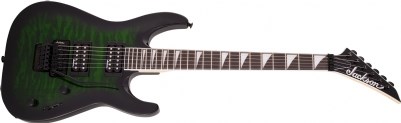 Jackson JS Dinky Arch Top JS32Q DKA Amaranth Klavye Transparent Green Burst Elektro Gitar