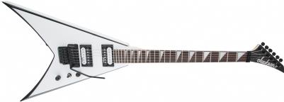 Jackson JS King V JS32 Amaranth Klavye White with Black Bevels Elektro Gitar