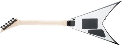 Jackson JS King V JS32 Amaranth Klavye White with Black Bevels Elektro Gitar