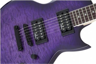 Jackson JS Monarkh SC JS22Q Amaranth Klavye Transparent Purple Burst Elektro Gitar