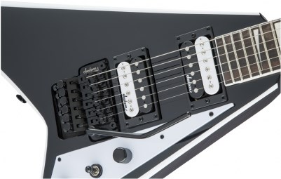 Jackson JS Rhoads JS32 Amaranth Klavye Black with White Bevels Elektro Gitar