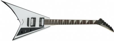 Jackson JS Rhoads JS32T Amaranth Klavye White with Black Bevels Elektro Gitar