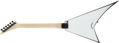 Jackson JS Rhoads JS32T Amaranth Klavye White with Black Bevels Elektro Gitar